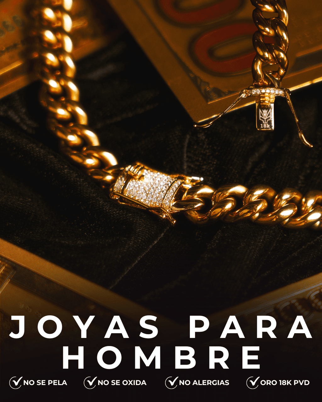 Cadena Cubana Circones - 10mm - Alpha Elements 18k