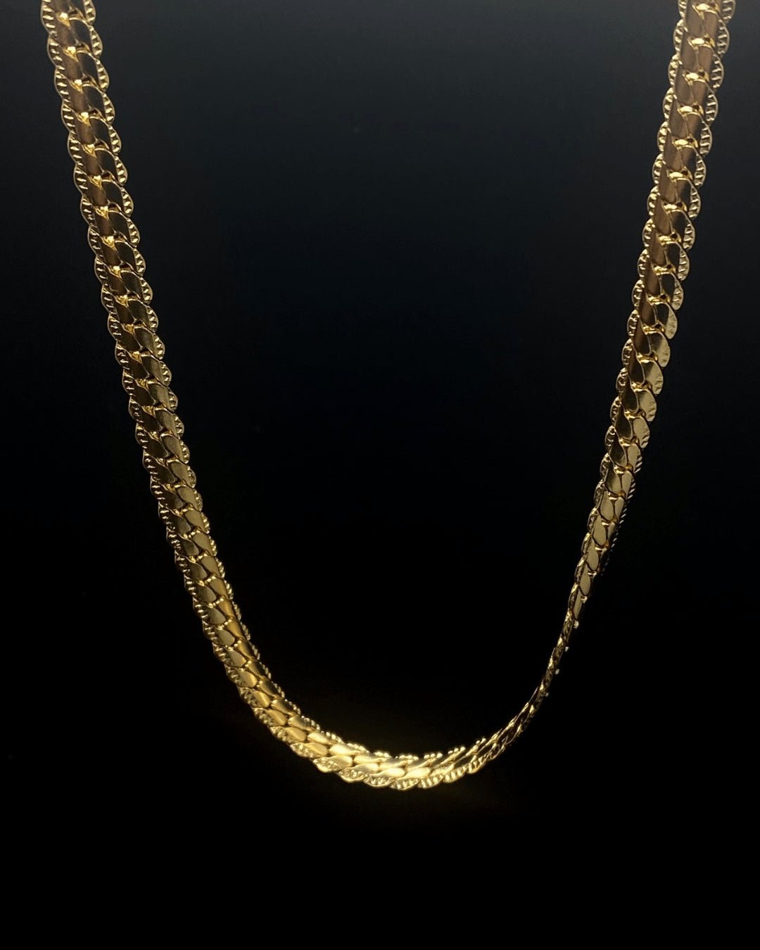 Cadena Cubana Flex - Alpha Elements 18k