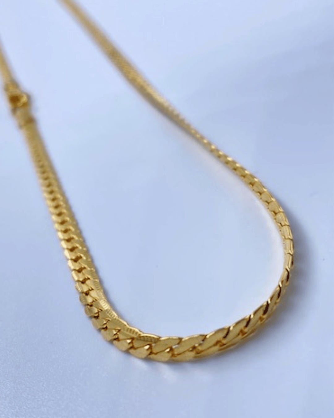 Cadena Cubana Flex - Alpha Elements 18k