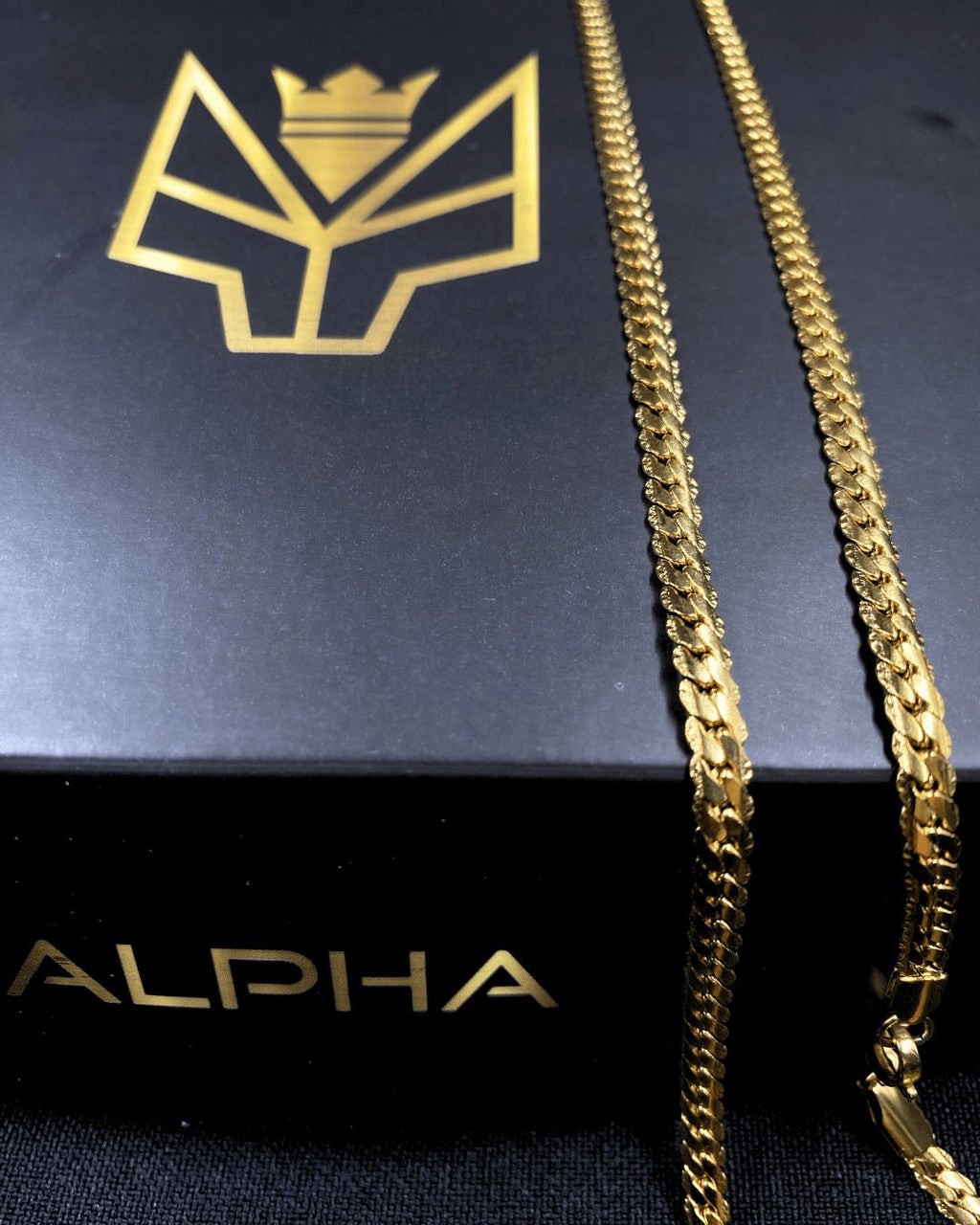 Cadena Cubana Flex - Alpha Elements 18k