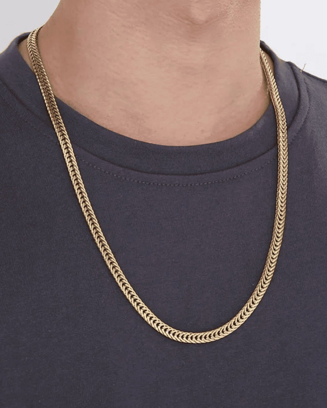 Cadena Eslabón Seguido 6mm - Alpha Elements 18k