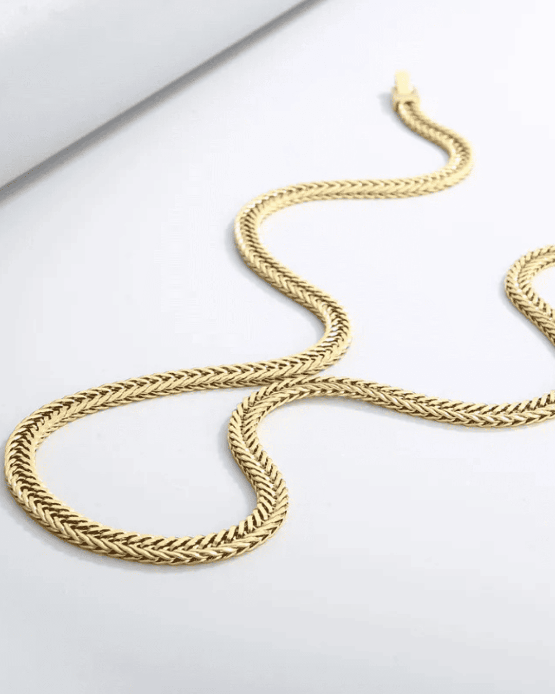 Cadena eslabón seguido 6mm - Alpha Elements 18k