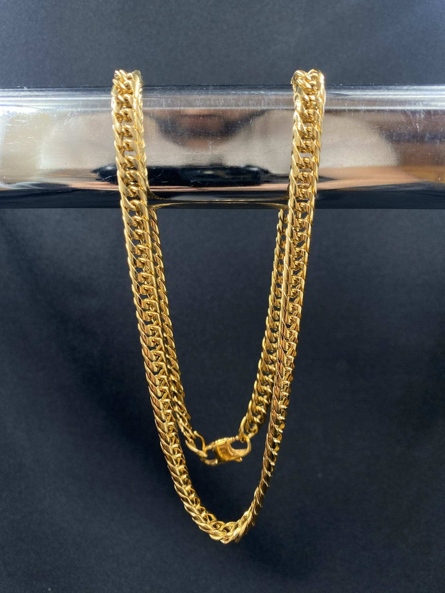 Cadena Eslabón Seguido flex 6mm - Alpha Elements 18k