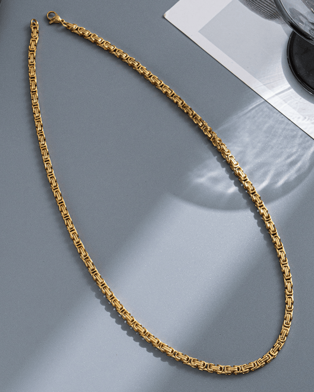 Cadena Monarca 5mm - Alpha Elements 18k