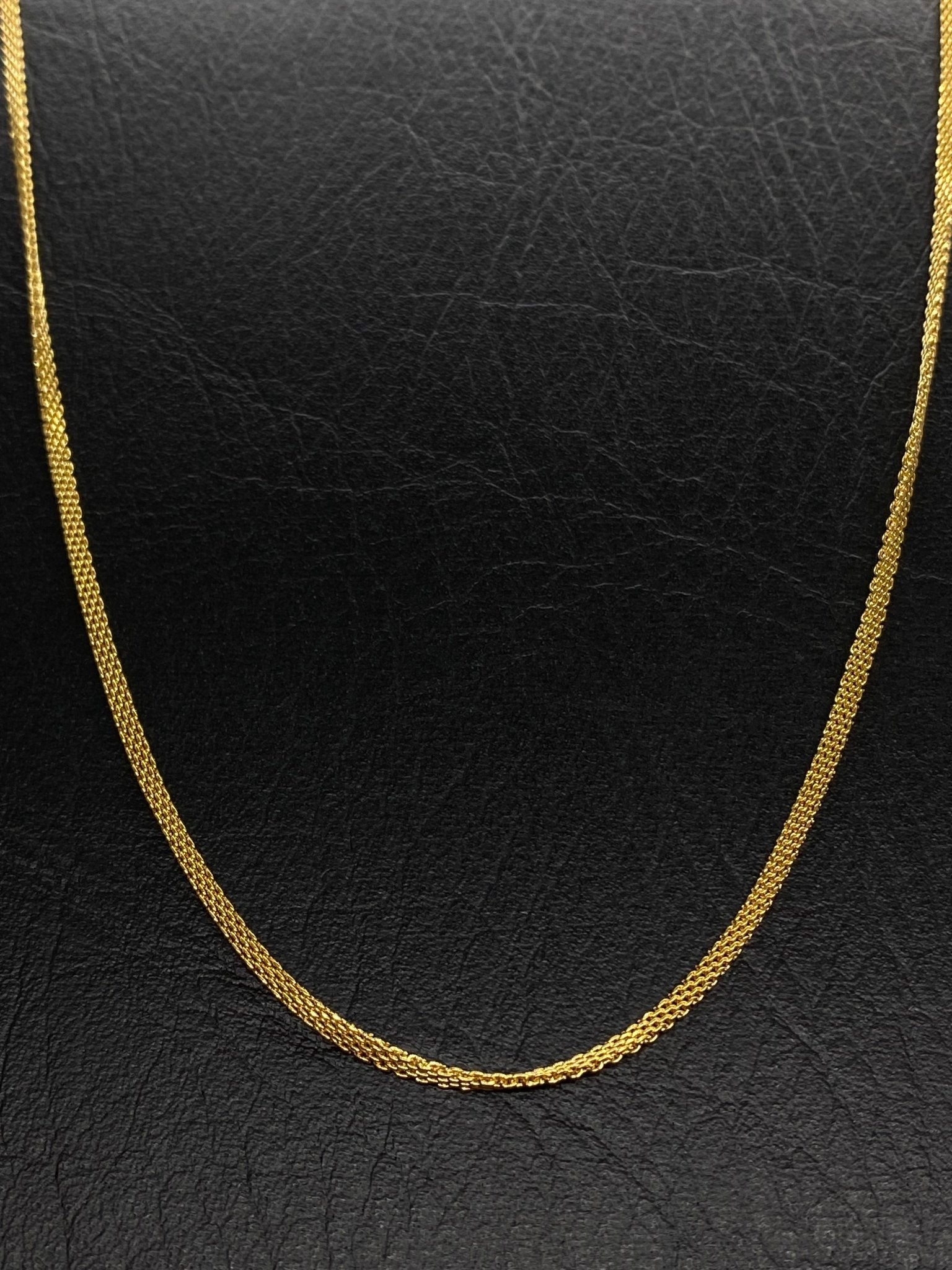 Cadena Tejido chino 6mm - Alpha Elements 18k