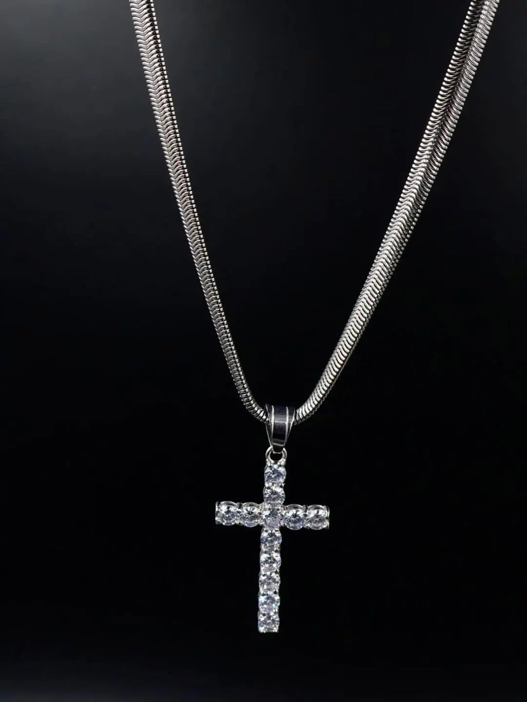 Dije Cruz Circones Silver - Alpha Elements 18k