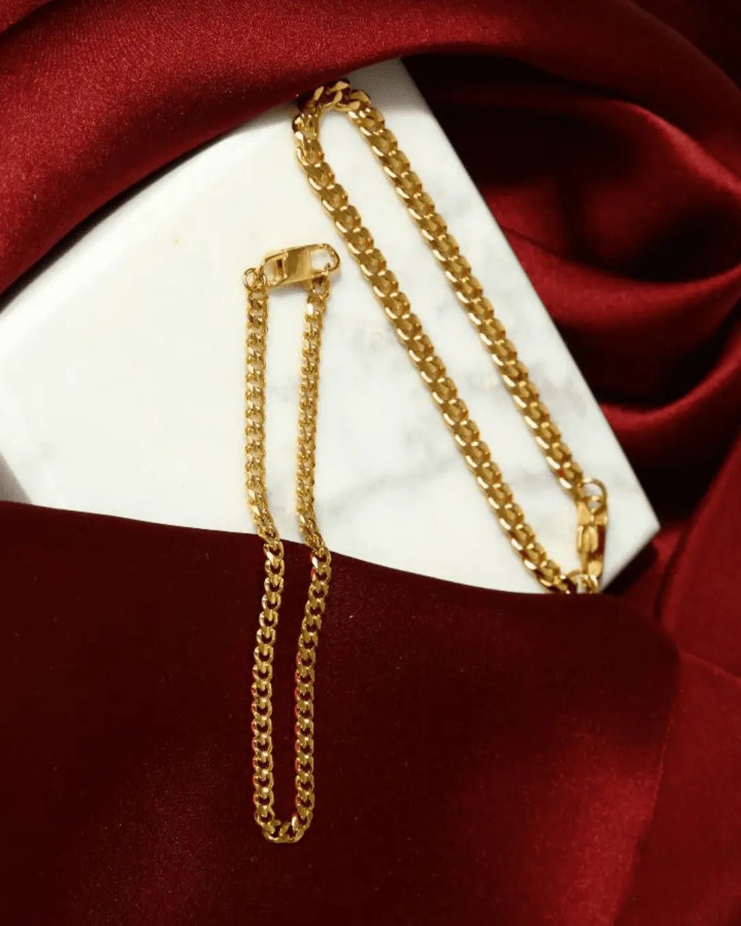 Pulsera Cubana 3mm - Alpha Elements 18k