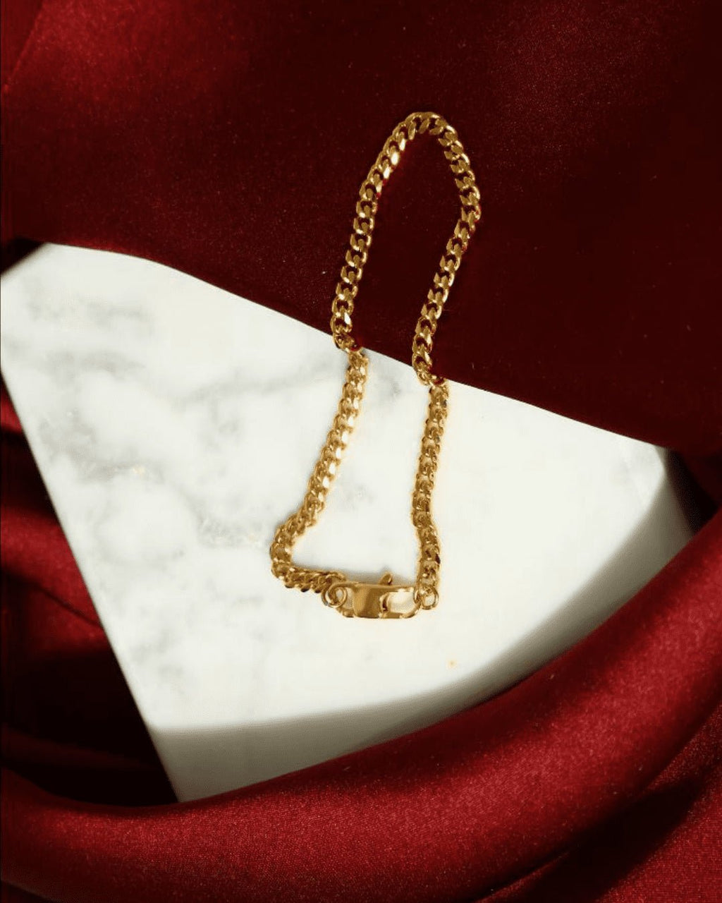 Pulsera Cubana 3mm - Alpha Elements 18k