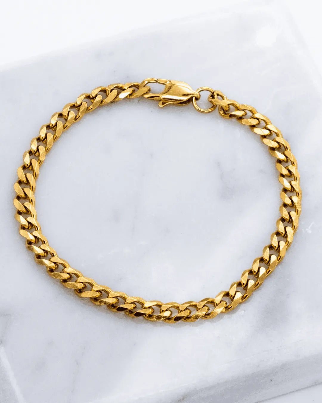 Pulsera Cubana 5mm - Alpha Elements 18k