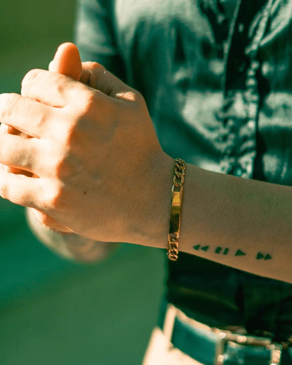 Pulsera Esclava 8mm - Alpha Elements 18k