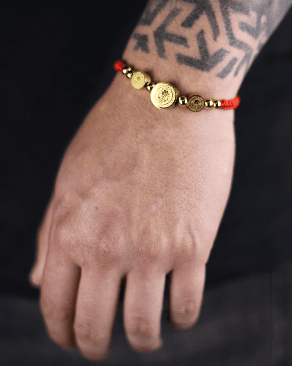 Pulsera San Benito triple - Alpha Elements 18k