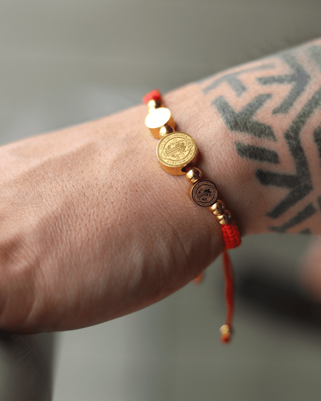 Pulsera San Benito triple - Alpha Elements 18k