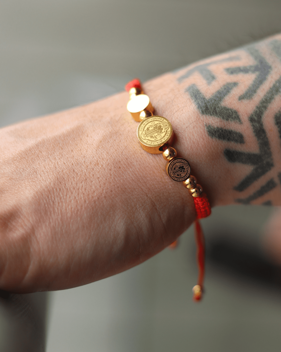 Pulsera San Benito triple - Alpha Elements 18k