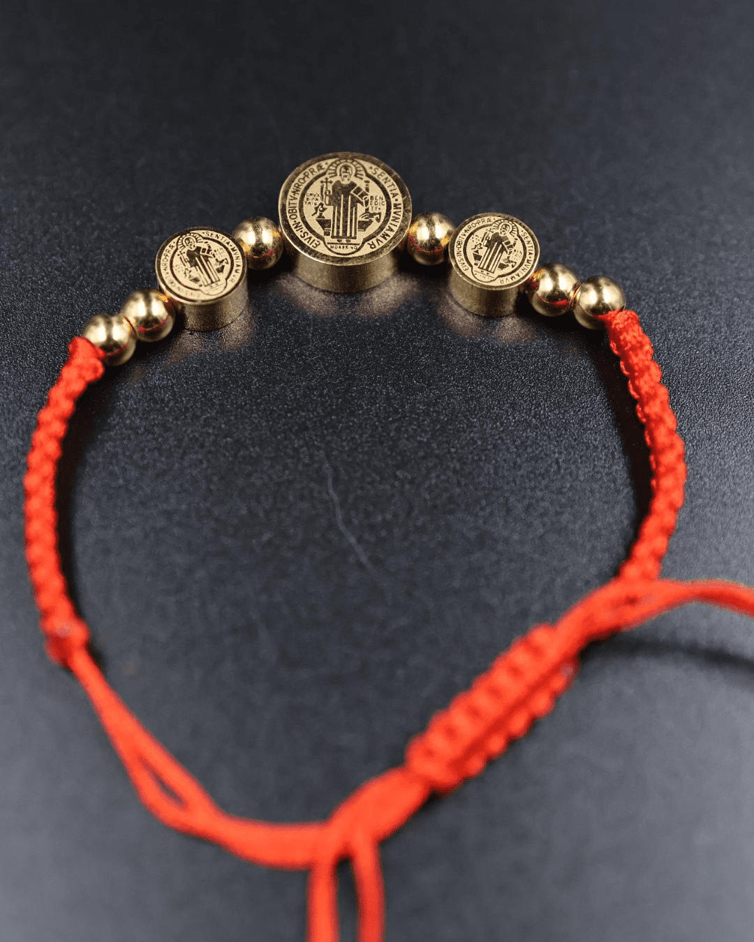 Pulsera San Benito triple - Alpha Elements 18k