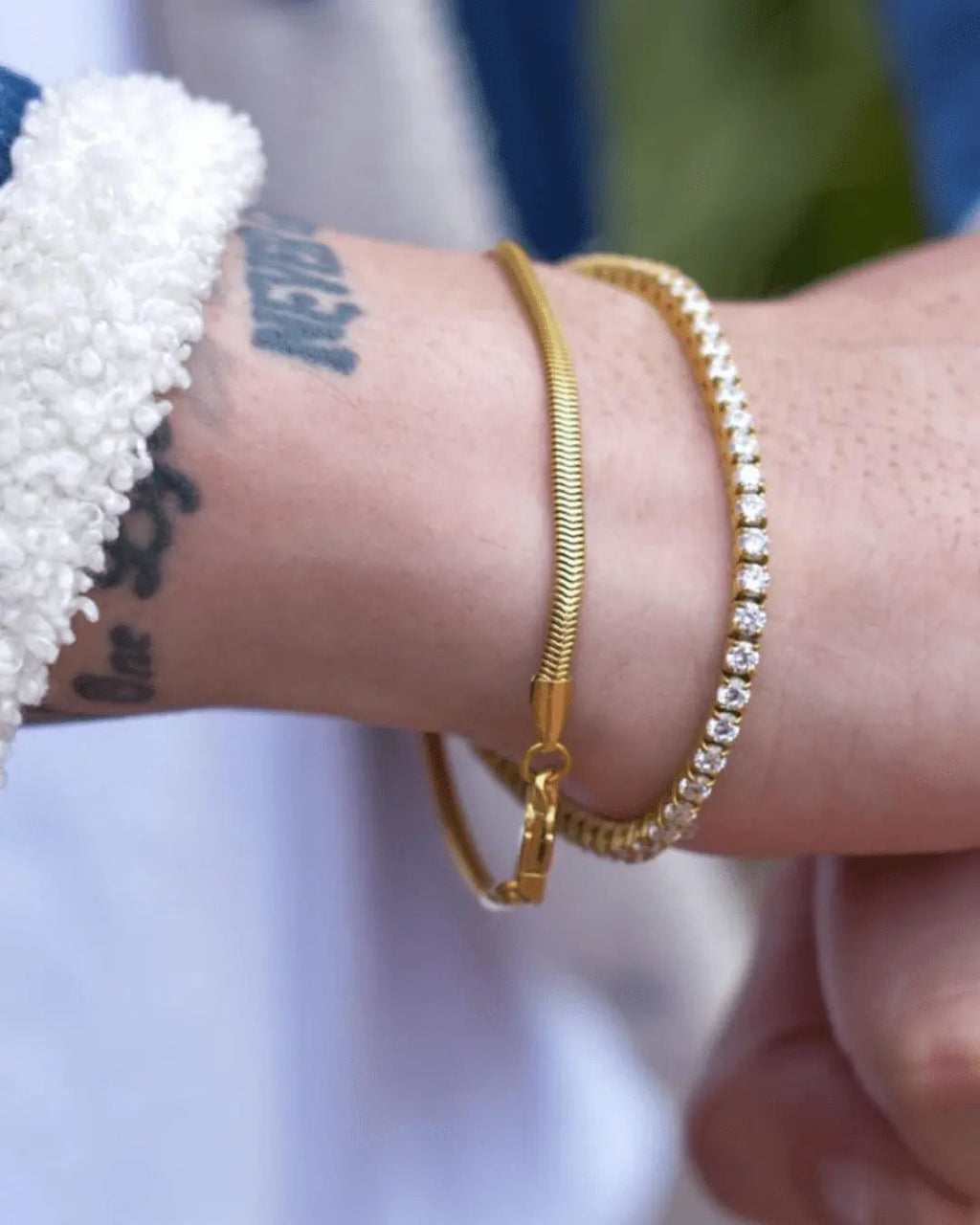 Pulsera Snake 4mm - Alpha Elements 18k