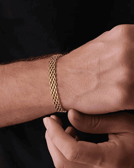 Pulsera Tejido Chino - Alpha Elements 18k