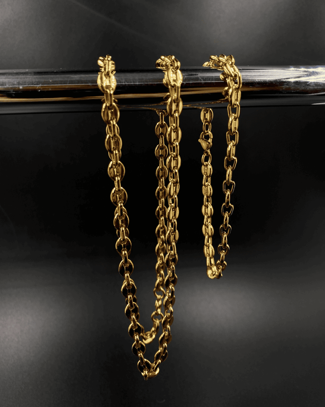 Set Tejido Gucci 6mm - Alpha Elements 18k